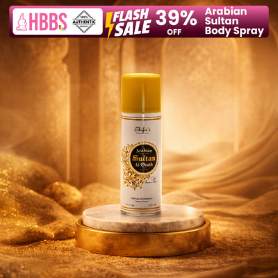Shifa’s Arabian Sultan Al Oudh Body Spray – Rich Oud Fragrance