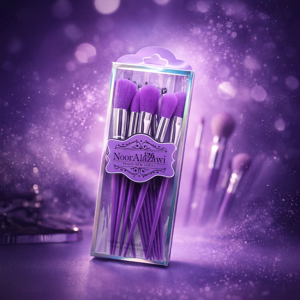 Noor Alazawi Purple Series Makeup Brush Set