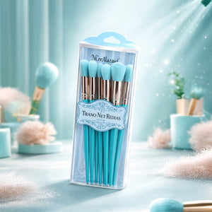 Noor Alazawi Turquoise Makeup Brush Set