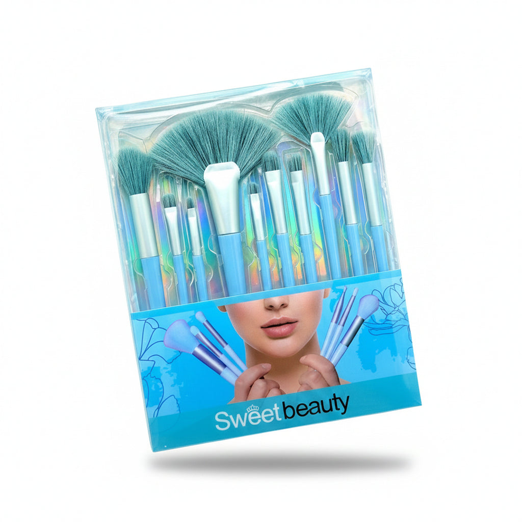 Sweet Beauty Blue Series Professional Makeup Brush Set
