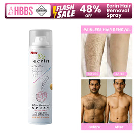 New Ecrin Hair Removal Foaming Spray - Advance Formula & Refreshing Fragrance - 200ml