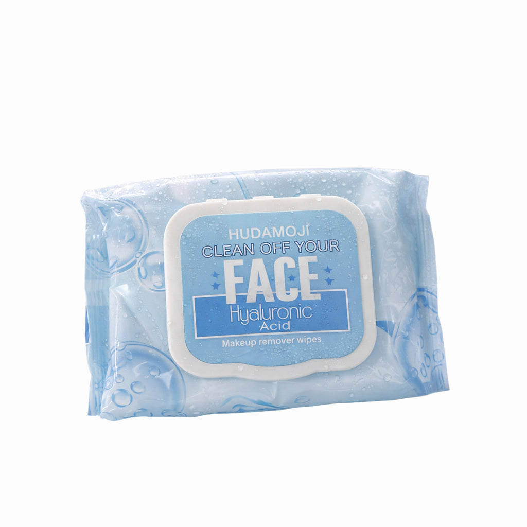 Hudamoji Hyaluronic Acid Makeup Remover Face Wipes
