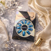 Noor Alazawi Metallic Blue Press On Nails – 12 Pcs